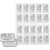 TWENTY 1 oz. SilverTowne Silver Bar - Retro Bald Eagle Design - 999 Fine [SILVER-Bar-1oz-ST-EAGLERET(20)]