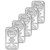 FIVE 1 oz. SilverTowne Silver Bar - Trademark Prospector Design - 999 Fine [SILVER-Bar-1oz-ST-TR(5)]