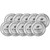 TEN (10) 1 oz Silver Round - Asahi Refining .999 Fine [SILVER-Rnd-1oz-ASAHI(10)]
