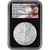 2024 (W) American Silver Eagle - NGC MS70 Early Releases Purple Heart Black Core [24-(W)-ASE-N-MS70-ER-PH-BK]