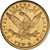 US Gold $10 Liberty Head Eagle - VF - Random Date [X-USG-LIB-10-VF]