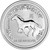 2002 Australia Silver Lunar Series I Year of the Horse 1/2 oz 50C - BU [02-HORSE-S50C-BU]