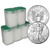 Random Date American Silver Eagle 1 oz $1 - 5 Rolls 100 BU Coins in 5 Mint Tubes [X-ASE-BU(100)]
