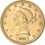 US Gold $10 Liberty Head Eagle - AU Condition - Random Date [X-USG-LIB-10-AU]