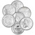 1 oz Silver Round - Random Brand - Secondary Market 999 Fine Box of 500 [SILVER-Rnd-1oz-RANDOM(500)]