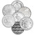 1 oz Silver Round - Random Brand - Secondary Market 999 Fine Box of 500 [SILVER-Rnd-1oz-RANDOM(500)]