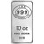 10 oz Silver Bar JBR Recovery Ltd - 999 Fine Icons of Britain [SILVER-Bar-10oz-JBR-BI]