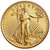 2022 American Gold Eagle 1/10 oz $5 - 1 Roll Fifty 50 BU Coins in Mint Tube [22-AGE-5-BU(50)]