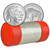 2 oz Golden State Mint Silver Round Buffalo Design .999 Fine Tube of 25 [SILVER-Rnd-2oz-GSM-BUF(25)]