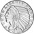 1/2 oz Golden State Mint Silver Round Incuse Indian .999 Fine Tube of 20 [SILVER-Rnd-0.5oz-GSM-IND(20)]