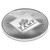 FIVE (5) 1 oz PAMP Silver Round - Logo Design .999 Fine [SILVER-Rnd-1oz-PAMP-LOGO(5)]