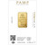 1/2 oz Gold Bar - PAMP Suisse - Fortuna - 999.9 Fine in Sealed Assay [GOLD-Bar-0.5oz-PAMP-Assay]