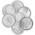 1/10 oz Silver Round - Random Brand - Secondary Market - .999 Fine Tube of 50 [SILVER-Rnd-0.1oz-RANDOM(50)]