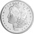 FIVE (5) 1 oz. Silver Round - Sunshine Morgan - .999 Fine [SILVER-Rnd-1oz-SMI-MOR(5)]