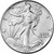 1987 American Silver Eagle - 1 Roll - Twenty 20 BU Coins in Mint Tube [87-ASE-BU(20)]