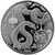 100 pc 1 oz Silver Round Asahi Lunar Snake Design .999 5 Tubes of 20 [SILVER-Rnd-1oz-ASAHI-Snake(100)]