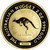 Australia Gold Nugget Kangaroo Coin - 2 oz - $200 - BU - Random Date [X-AU-KANGAROO-G200-BU]