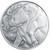 5 oz. Golden State Mint Silver Round Bull/Bear .999 Fine