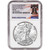 2017 (P) American Silver Eagle - NGC MS70 First Day Issue Liberty Bell Label [17-(P)-ASE-N-MS70-FDI-PHL]