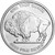 FIVE (5) 1 oz Silver Round CNT Buffalo Design .9999 Fine [SILVER-Rnd-1oz-CNT-BUFF(5)]