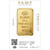 50 gram Gold Bar - PAMP Suisse - Fortuna - 999.9 Fine in Sealed Assay [GOLD-Bar-50g-PAMP-Assay]