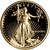 1991-P American Gold Eagle Proof (1/4 oz) $10 in OGP [US-91-P-AGE-10-PF]