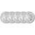 FIVE (5) 1 oz. Golden State Mint Silver Round Morgan Design .999 Fine [SILVER-Rnd-1oz-GSM-MOR(5)]