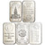 1 oz Silver Bar - Random Brand Secondary Market .999 Fine - FIVE (5) Bars [SILVER-Bar-1oz-RANDOM(5)]
