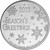FIVE (5) 1 oz Highland Mint Silver Round 2022 Happy Holidays Snowman .999 Fine [SILVER-Rnd-1oz-HM-22SNOW(5)]