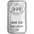 1 oz Silver Bar JBR Recovery Ltd - 999 Fine Icons of Britain [SILVER-Bar-1oz-JBR-BI]