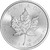 Canada Silver Maple Leaf 1 oz $5 Random Date - 1 Roll - 25 BU Coins Mint Tube [X-CML-BU(25)]