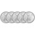 FIVE (5) 1 oz Highland Mint Silver Round - Saint-Gaudens Design .999 Fine [SILVER-Rnd-1oz-HM-STG(5)]