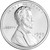FIVE (5) 1 oz. Golden State Mint Silver Round Lincoln Cent Design .999 Fine [SILVER-Rnd-1oz-GSM-CENT(5)]