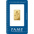 10 gram Gold Bar - PAMP Suisse - Rosa - 999.9 Fine in Sealed Assay [GOLD-Bar-10g-PAMP-Rosa-Assay]