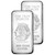 TWO (2) 10 oz Golden State Mint Silver Bar Aztec Calendar .999 Fine [SILVER-Bar-10oz-GSM-AZTEC(2)]
