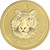 2010 P Australia Gold Lunar Series II Year of the Tiger 2 oz $200 - BU [10-P-TIGER-G200-BU]