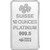 10 oz Platinum Bar PAMP Suisse Fortuna - 999.5 Fine in Plastic Case with Assay [PT-Bar-10oz-PAMP-Assay]