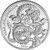 100 pc 1 oz Silver Round Asahi 2024 Lunar Year of the Dragon .999 5 Tubes of 20 [SILVER-Rnd-1oz-ASAHI-24Dragon(100)]