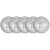 FIVE (5) 1 oz Silver Round SilverTowne Liberty Bell Stackable .999 [SILVER-Rnd-1oz-AMARK-BELL(5)]