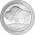 FIVE (5) 1 oz Silver Round SilverTowne Buffalo Stackable .999 [SILVER-Rnd-1oz-AMARK-BUFF-STK(5)]