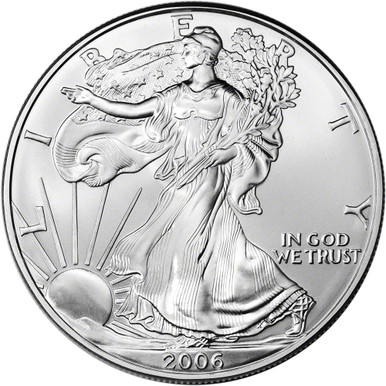 2006 American Silver Eagle 1 oz $1 - BU [06-ASE-BU]