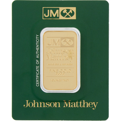 1 oz Gold Bar Johnson Matthey 999.9 Fine in New Sealed Assay [GOLD