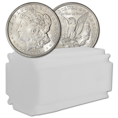 1921 US Morgan Silver Dollar - Roll of 20 coins - BU [21-ROLL-MORGAN-BU]