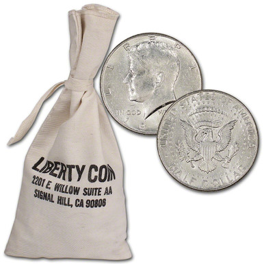 90% Silver 1964 Kennedy Half Dollars - $100 Face Value [X-BAG-90-KENNEDY(100)]