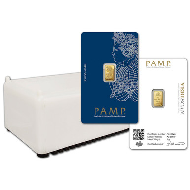 アンティークコイン 金貨 1 gram Gold Bar - PAMP Suisse - Fortuna