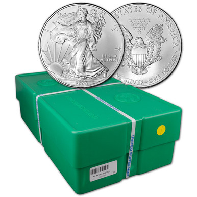 2009 American Silver Eagle 1 oz $1 - BU - Sealed 500 Coin