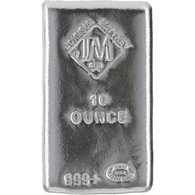 SILVER-Bar-10oz-JM-Pour-