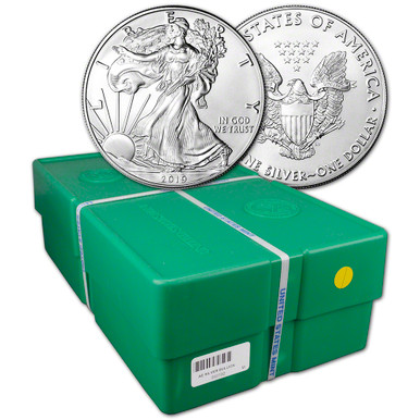 2019 American Silver Eagle 1 oz $1 - BU - Sealed 500 Coin Monster Box [19-ASE-BU(500)]