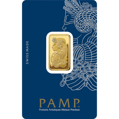 10 gram Gold Bar - PAMP Suisse - Fortuna - 999.9 Fine in Sealed