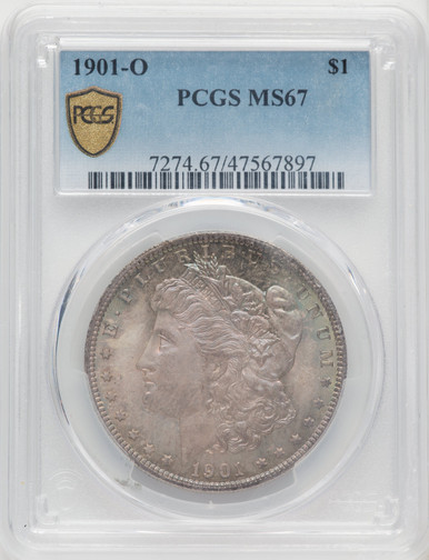 1901-O US Morgan Silver Dollar $1 - PCGS MS67 [V-HA-770677003